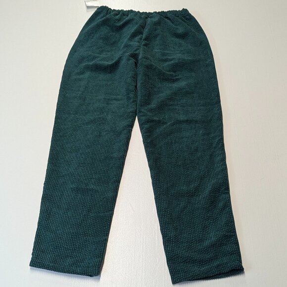 Forever 21 NWT Green Corduroy Pants and Gray Graphic Sweatshirt Size Small - Picture 2 of 16